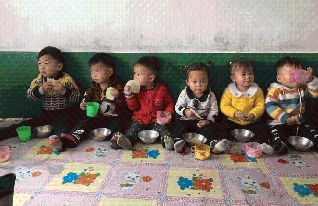 북한 아이들 모습